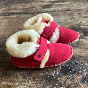 NWOT LL Bean Wicked Good Slipper Nautical Red 7-8 toddler unisex